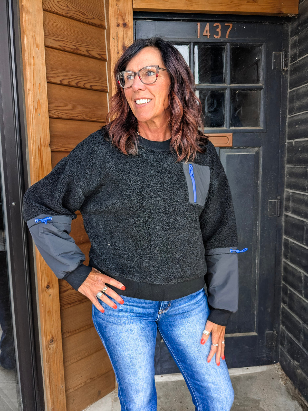 Fuzzy Fleece Pullover