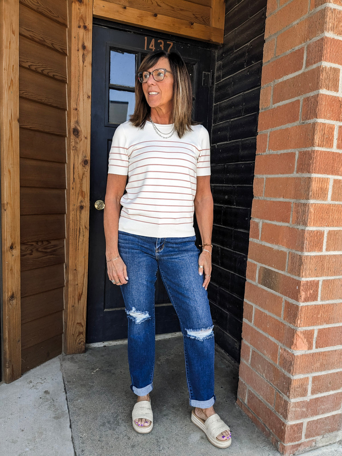 Mabel Mid Rise Destroy Slim