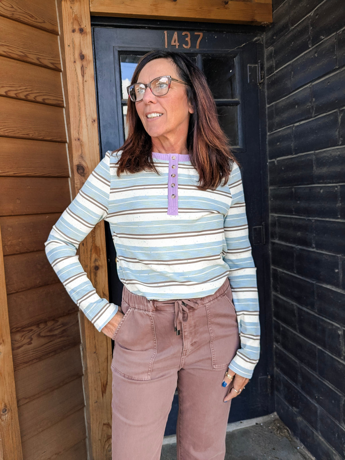 Aubrey Ribbed Henley