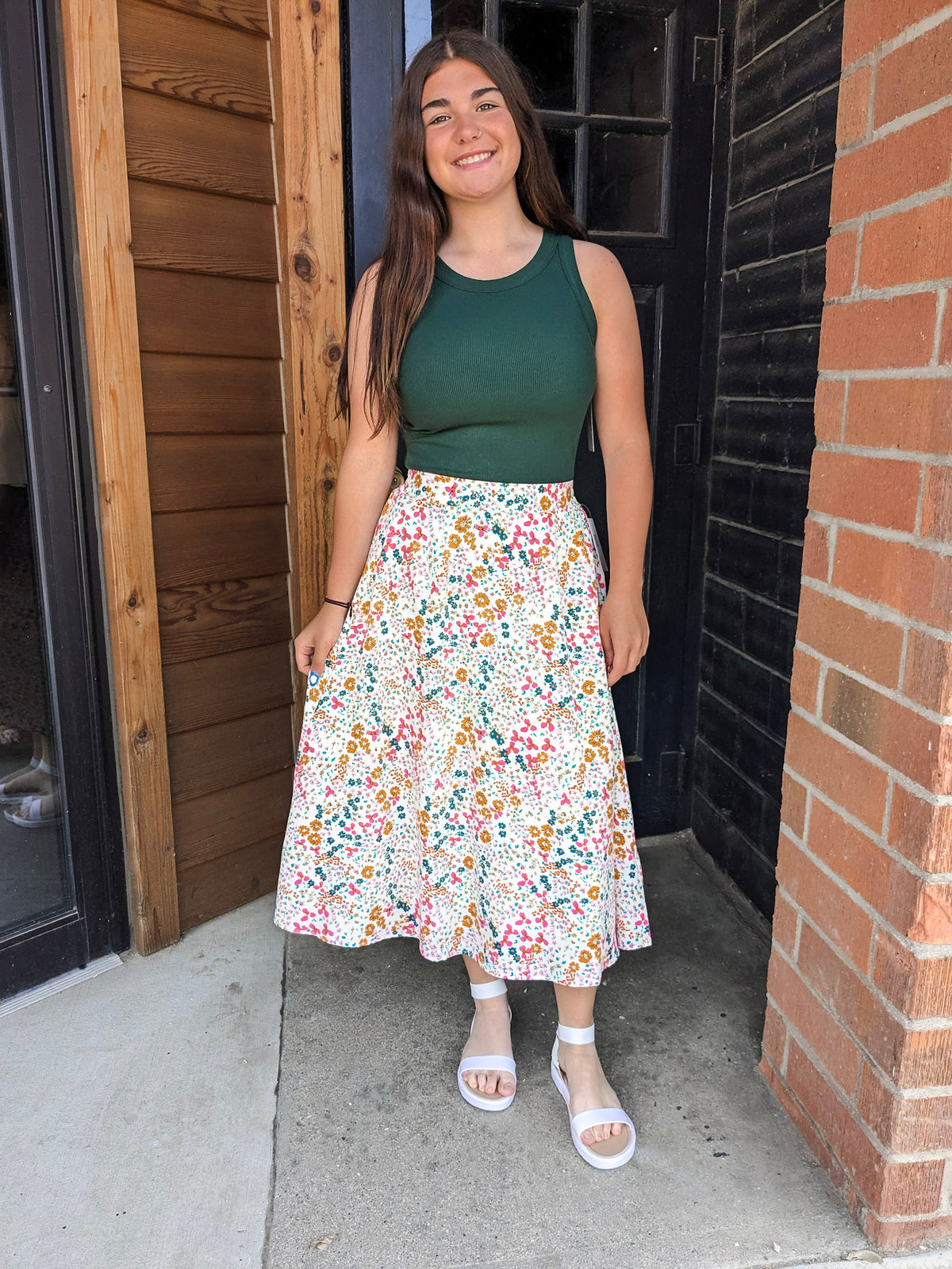 Meadow Maxi Slip Skirt