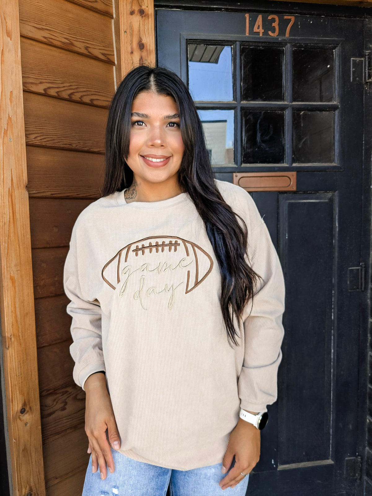 Game Day Corduroy Sweatshirt
