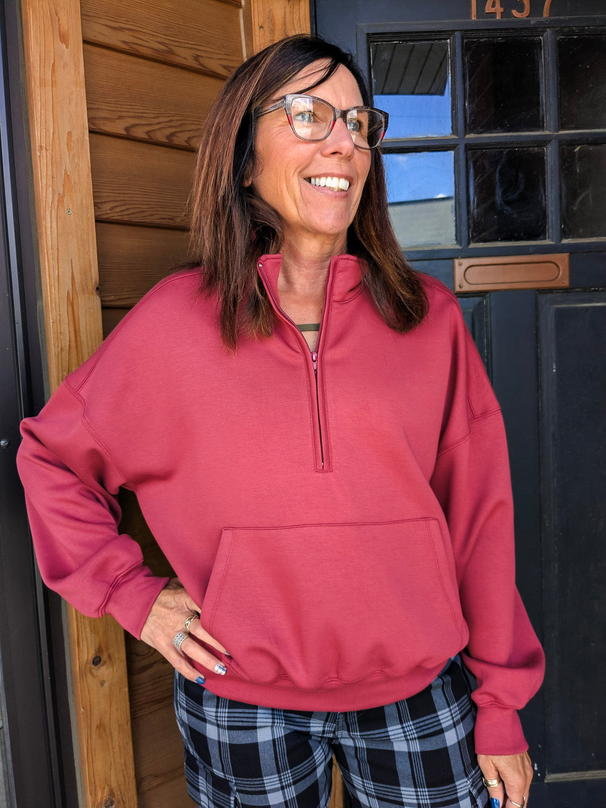 Quilla Quarter Zip Sweatshirt