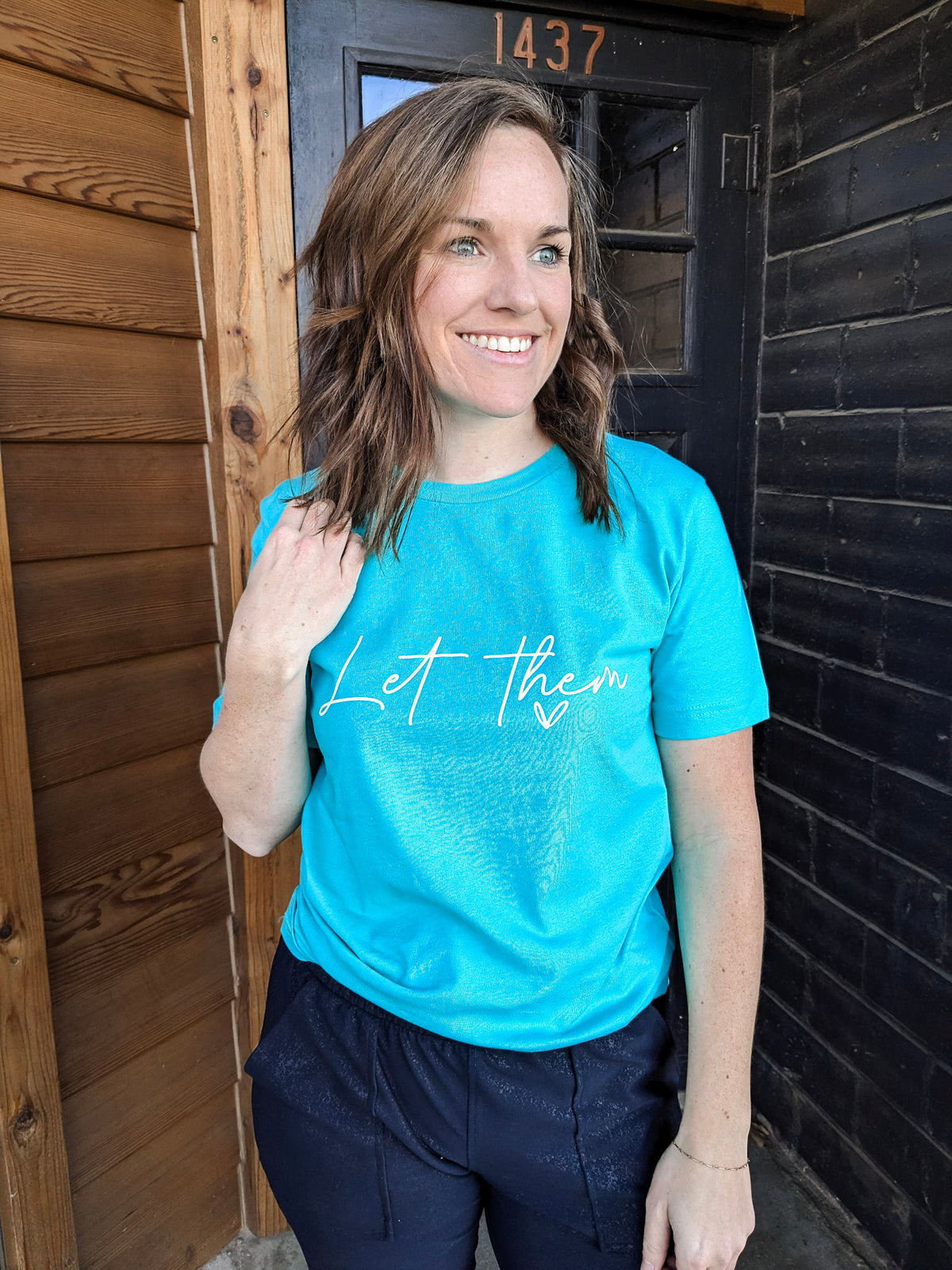Let Them Graphic - Teal
