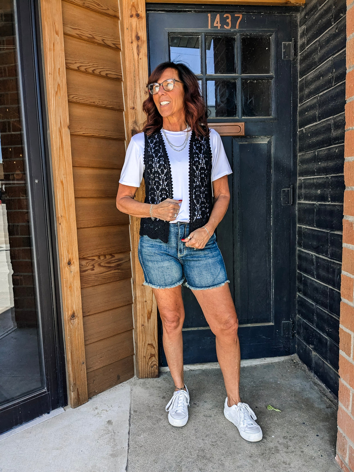 Crochet Scallop Hem Vest