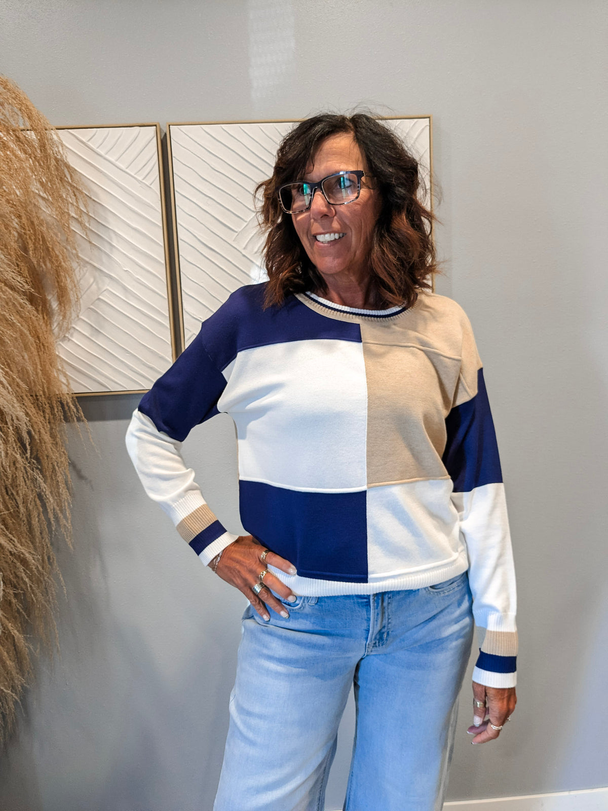 Greer Colorblock Top