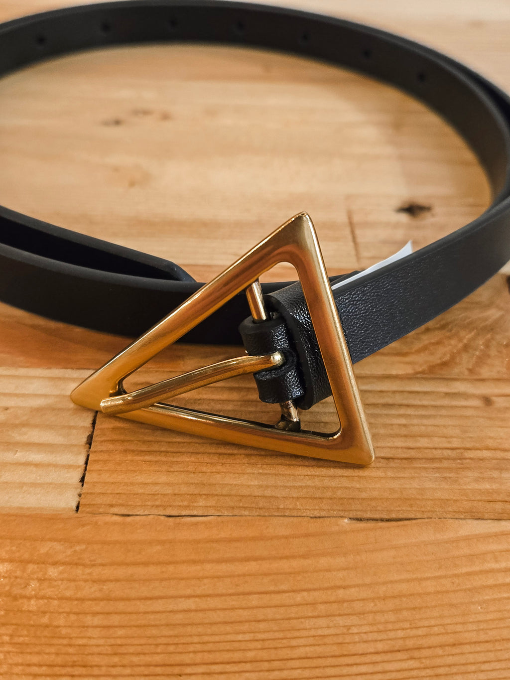 Triangle Buckle Leather Belt – Copper Rose Apparel