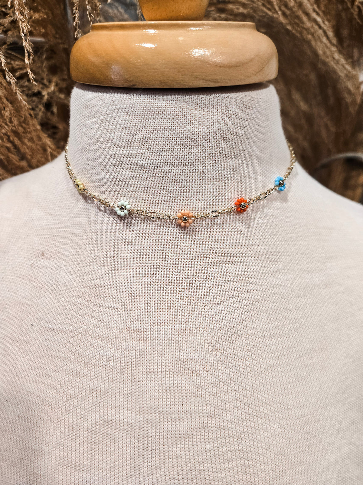 Multi Flower Necklace