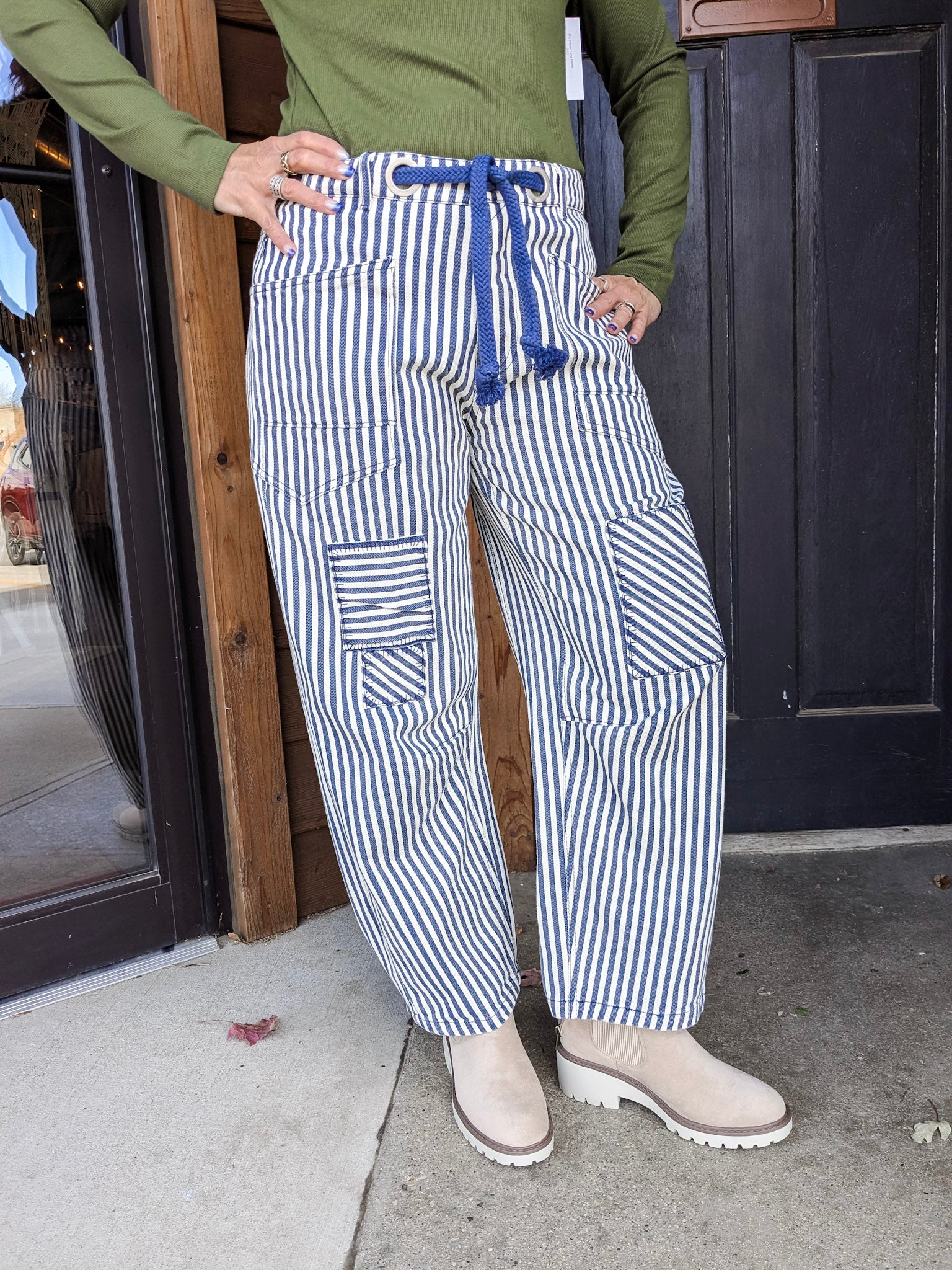 Vintage Stripe Rope String Pants – Copper Rose Apparel