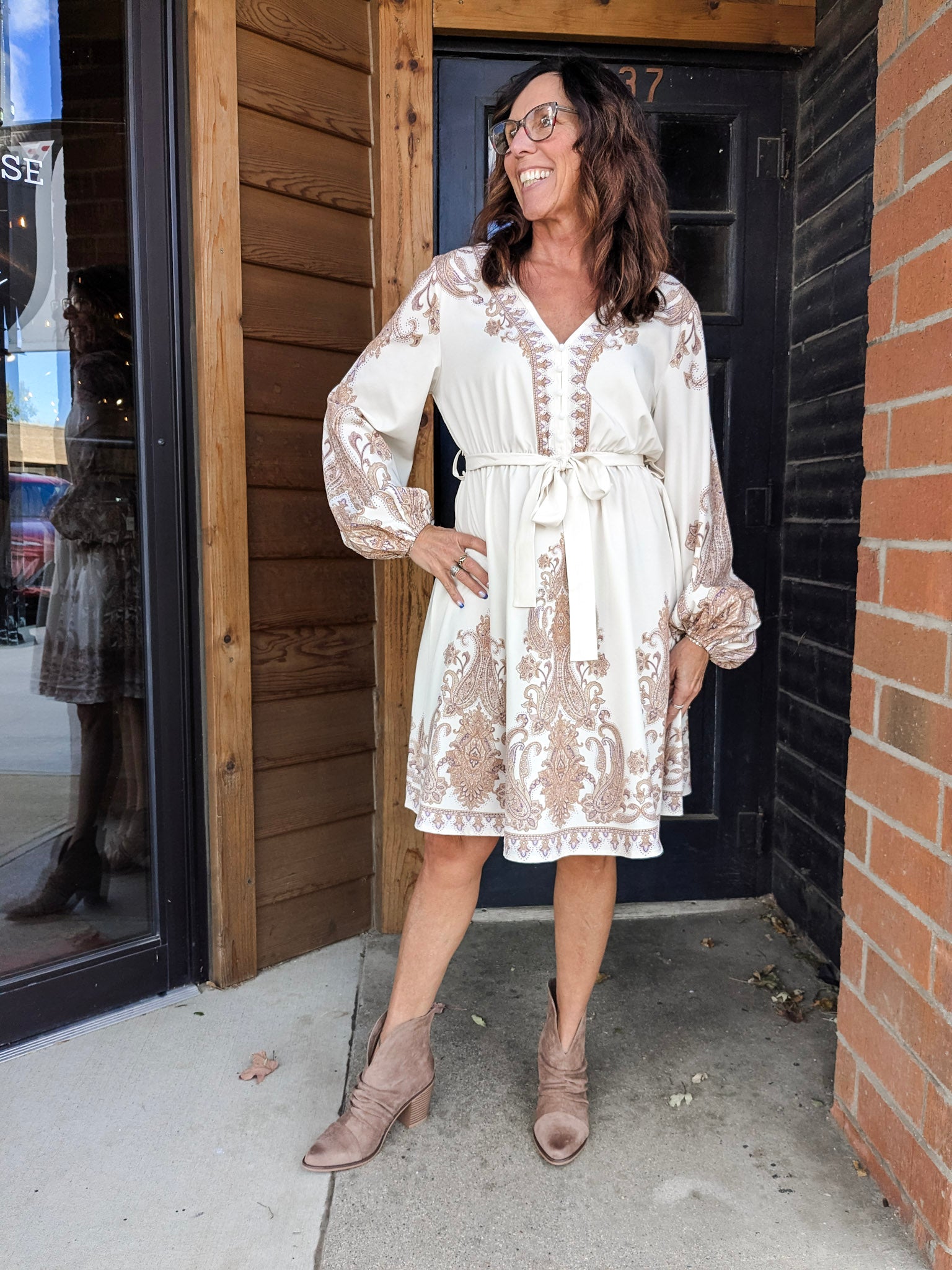 Freya Midi Dress Copper Rose Apparel Freya Midi Dress Copper Rose Apparel