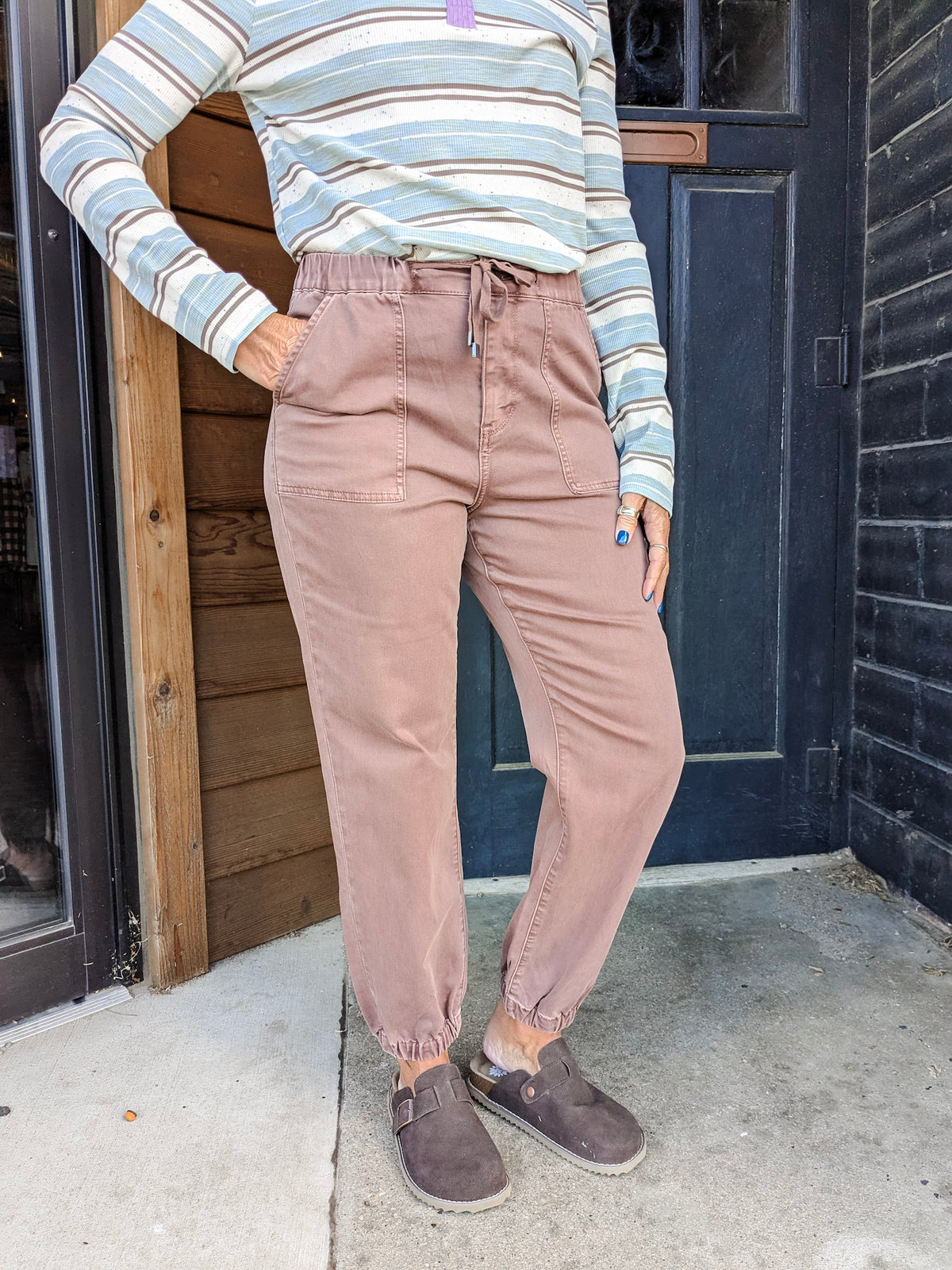 Maya High Rise Jogger Crop