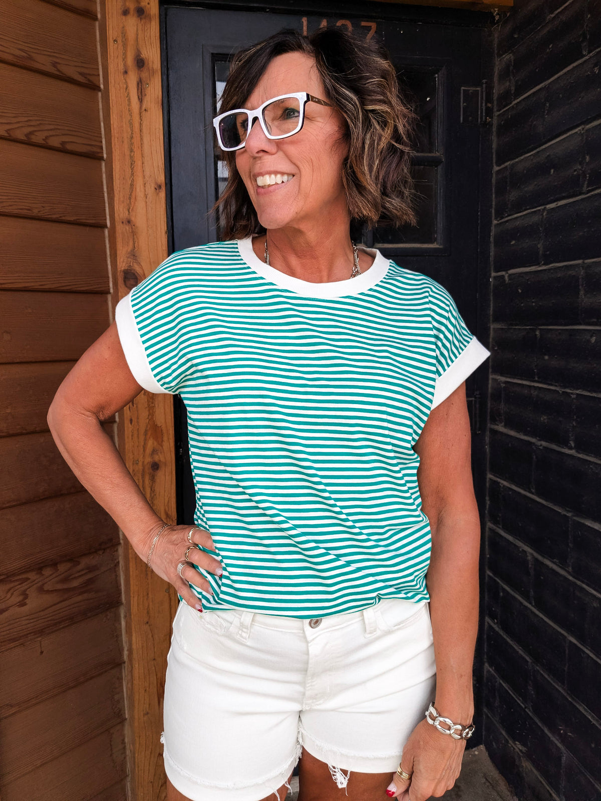 Kinsley Stripe Tee