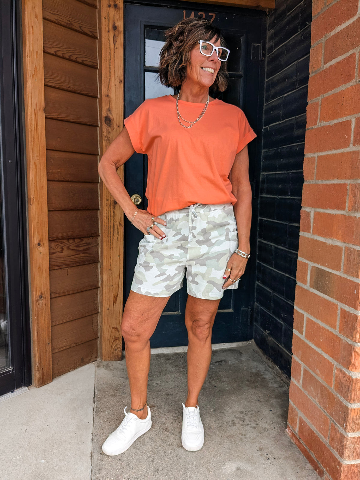 Quincy Folded Sleeve Tee